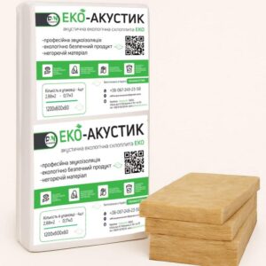 ЕКО-Акустик Акустична екологічна склоплита ЕКО-Акустик Акустична екологічна склоплита